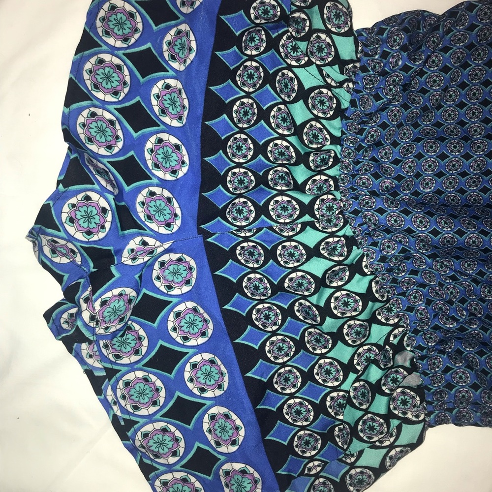 Blue patterned romper - Picture 3 of 6